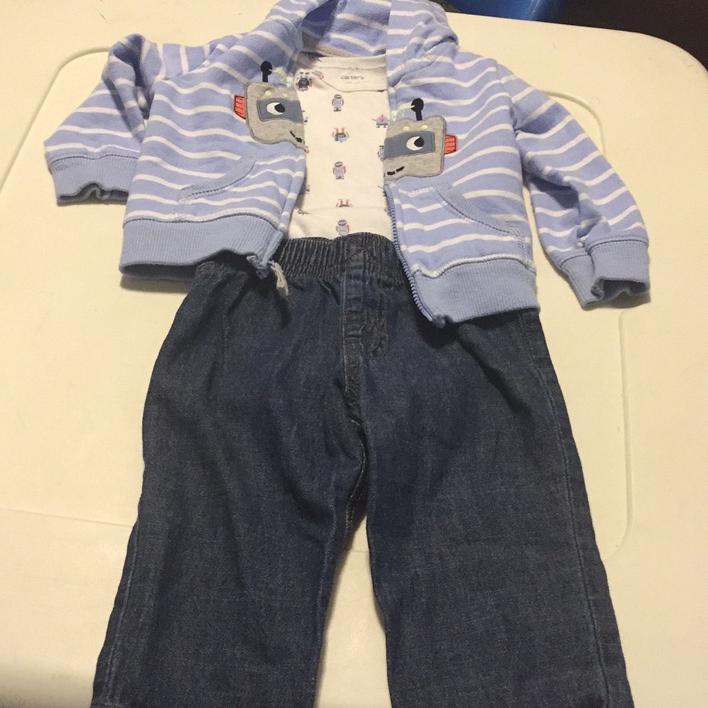 3 piece robot outfit